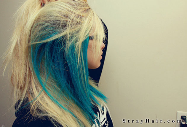 Blue And Blonde Hair Strayhair