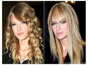 straight or curly hair taylor swift