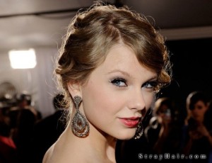 taylor swift updo hair