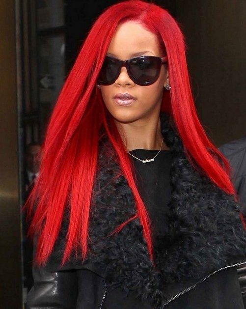 25 Great Photos Of Rihanna S Red Hair Strayhair