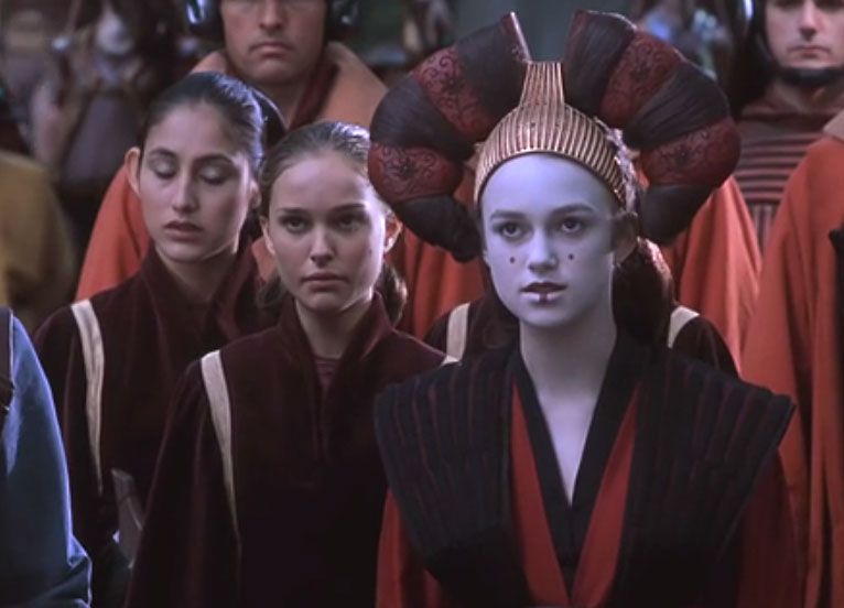 Epic Hairstyles For Natalie Portman In Star Wars Episode 1 The Phantom ...