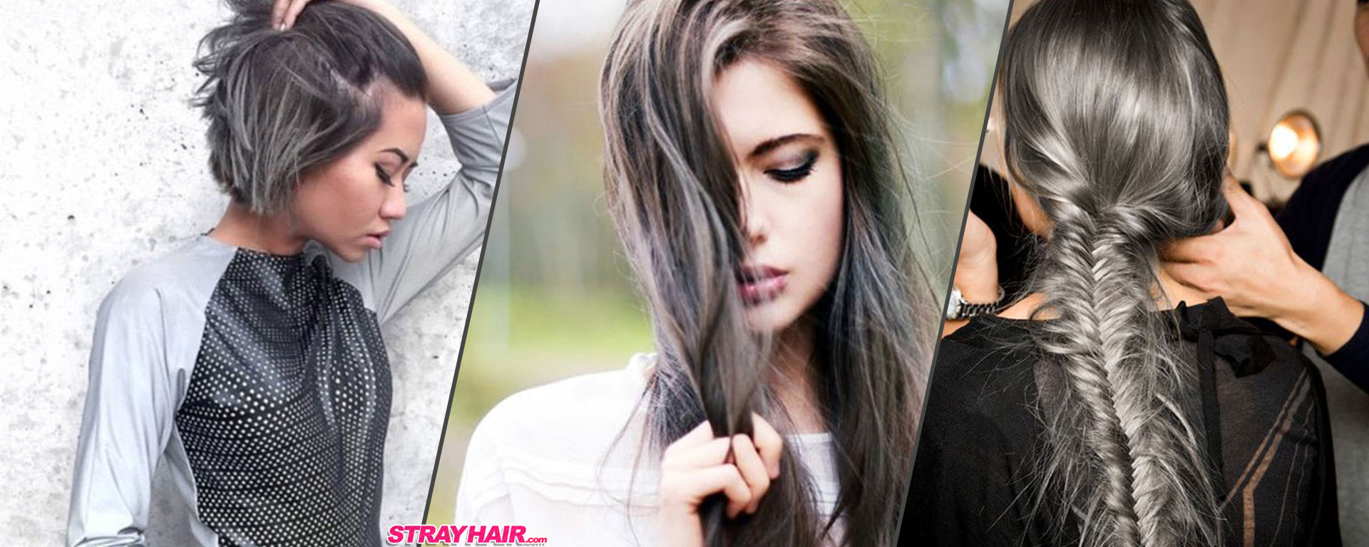Gorgeous Gunmetal Gray Hair – StrayHair
