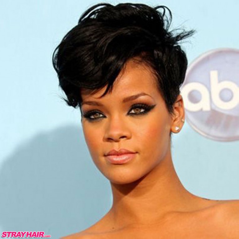 Rihannas Many Great Short Hairstyles – StrayHair
