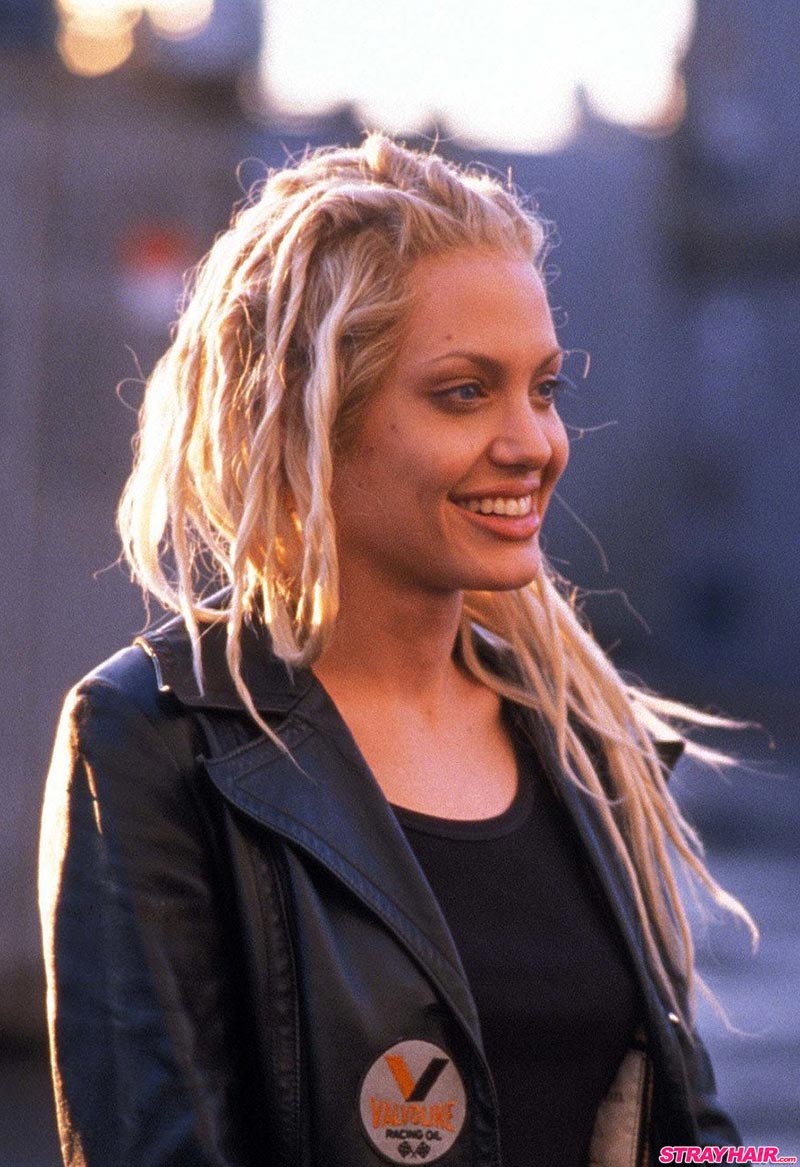 Angelina Jolie Platinum Blonde Faux Dreads In Gone In 60 Seconds
