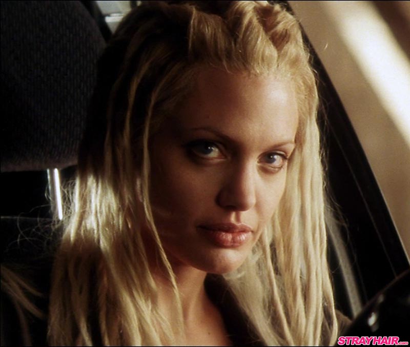 Angelina Jolie Platinum Blonde Faux Dreads In Gone In 60
